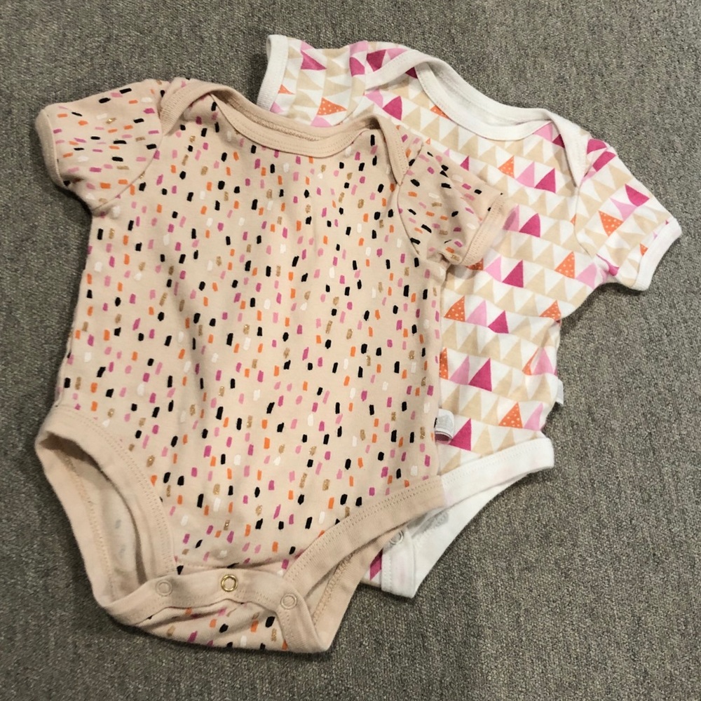 Rosie Pope baby onesies 0-3 months